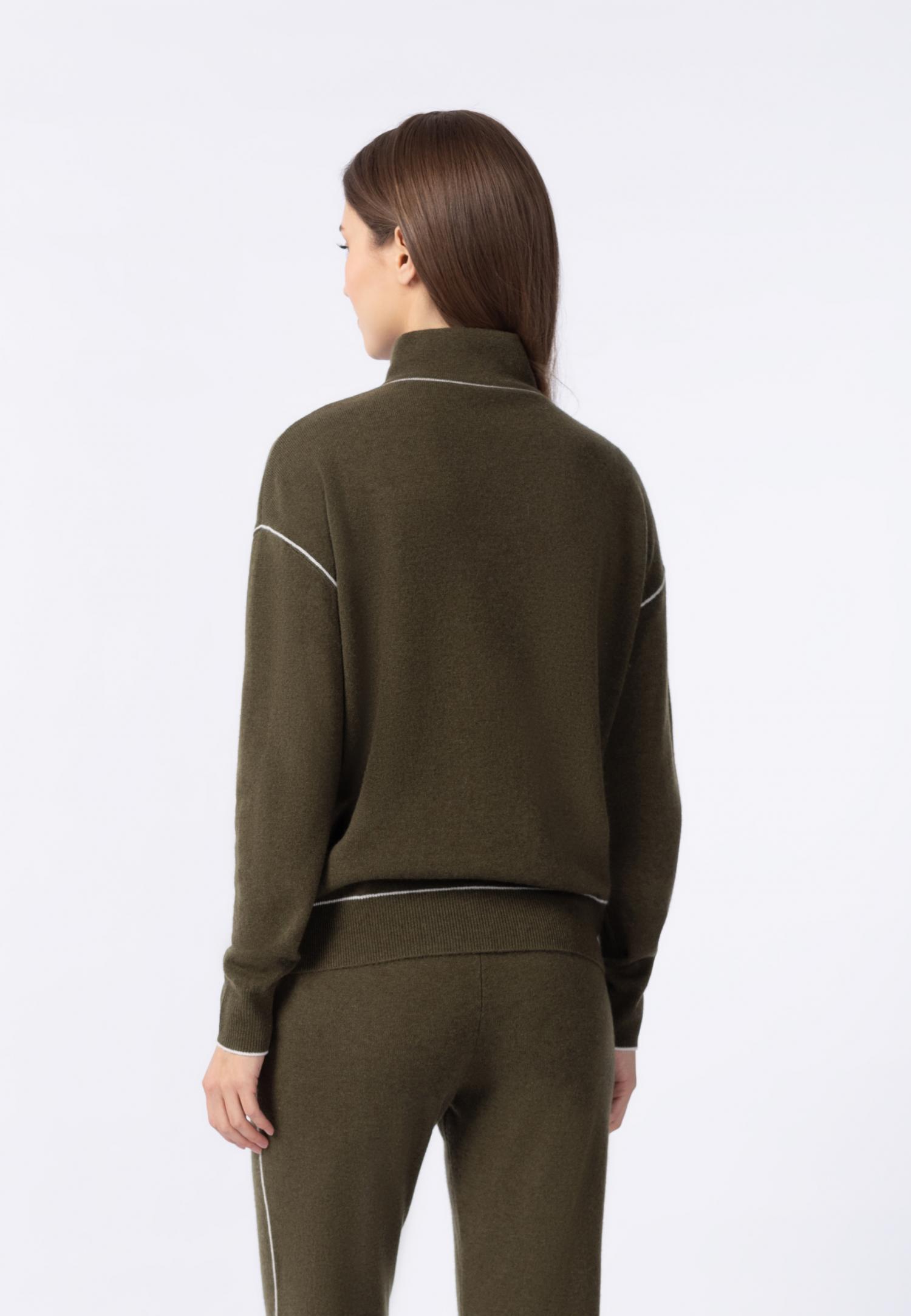 Джемпер на молнии с воротником-стойкой W24-00CH0714 Marc & André